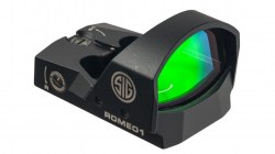 Sig Sauer Romeo1 Reflex Sight, 1x30mm, 6 MOA Red Dot, 1.0 MOA Adjustable, Black, Medium, SOR11600